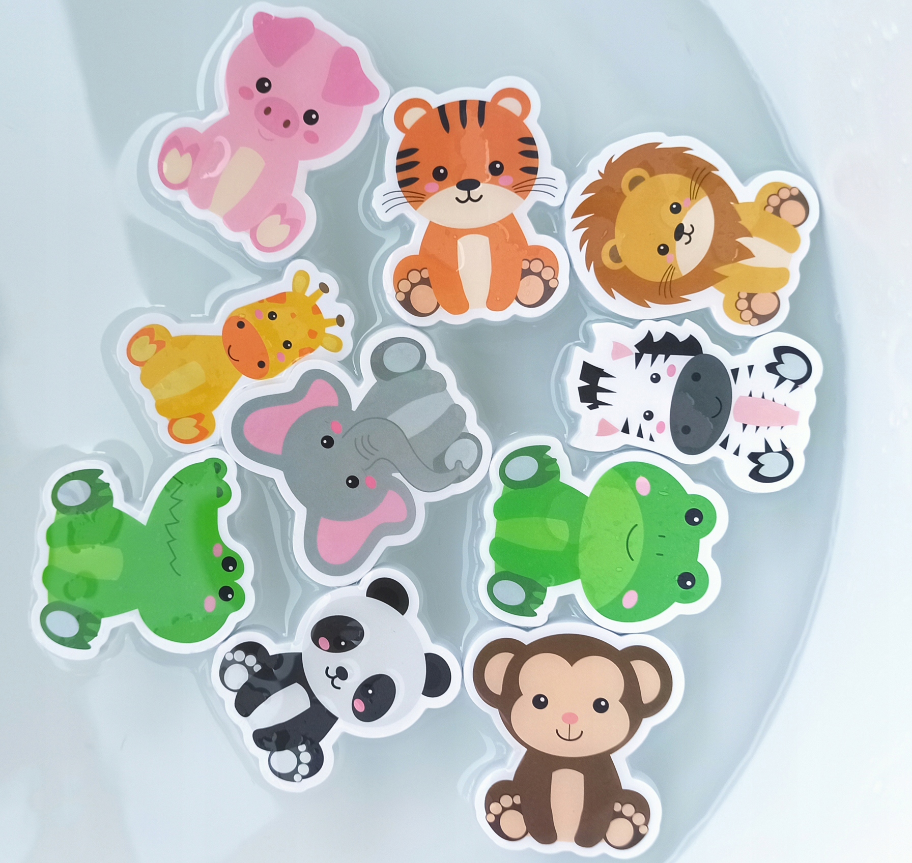 ZABAWKI DO KĄPIELI PUZZLE PIANKOWE DO WANNY + SIATKA NA ZABAWKI KĄPIELOWE Wiek dziecka 3 lata +