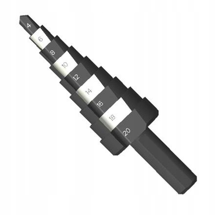 

Wiertło Stopniowe Do Metalu C9263 4-39 MM Corona