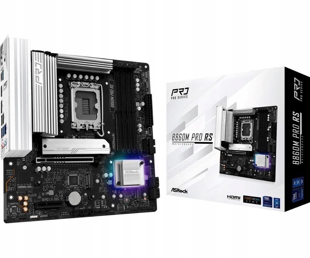 ASRock Mb Sc LGA1851 B860M Pro Rs, Intel B860, 4xDDR5, 1xDP, 1xHDMI, …