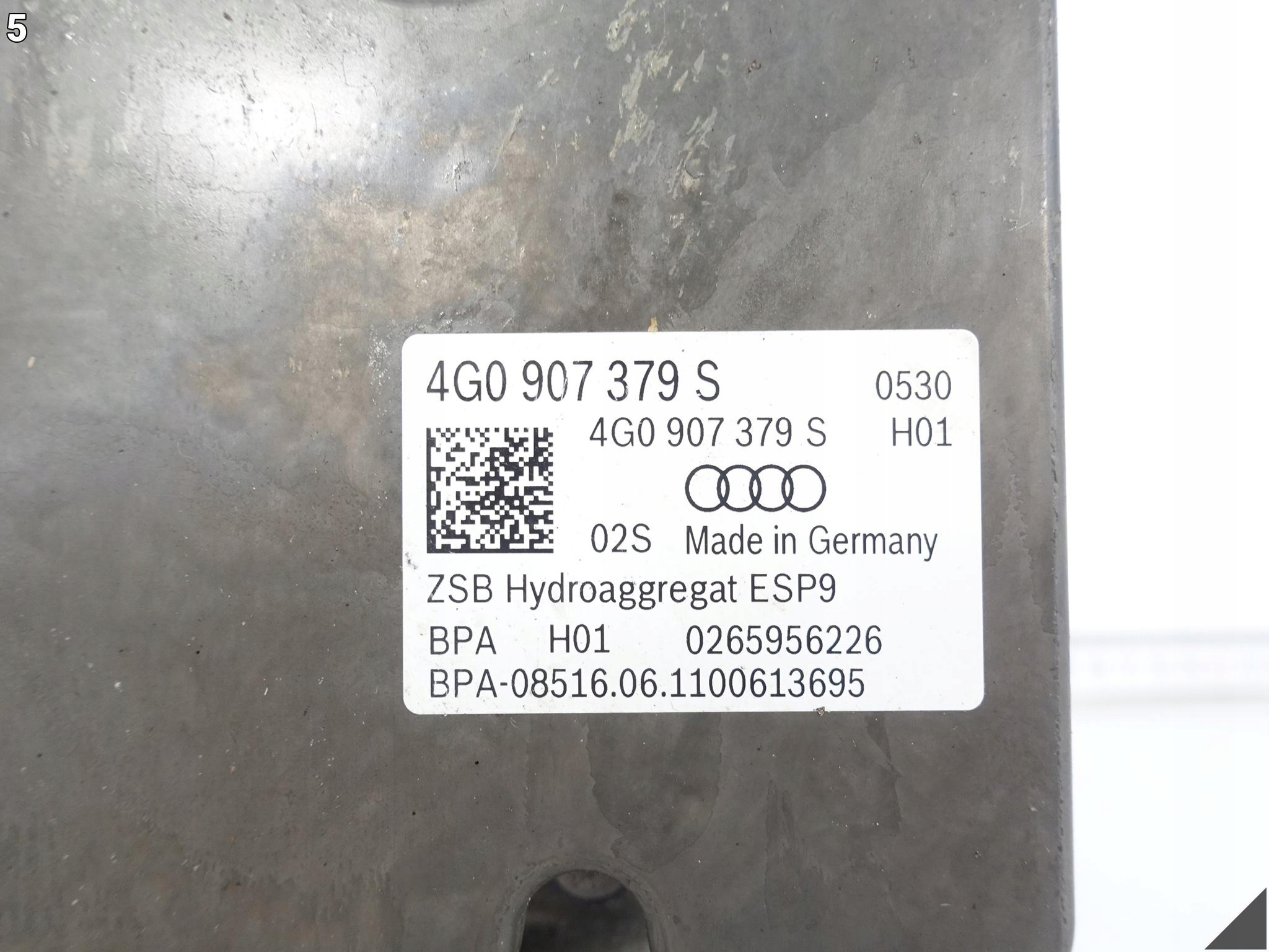 AUDI A7 4G8 A6 4G0 C7 10-18 unité de commande électronique uce servo frein ABS 4G0907379S