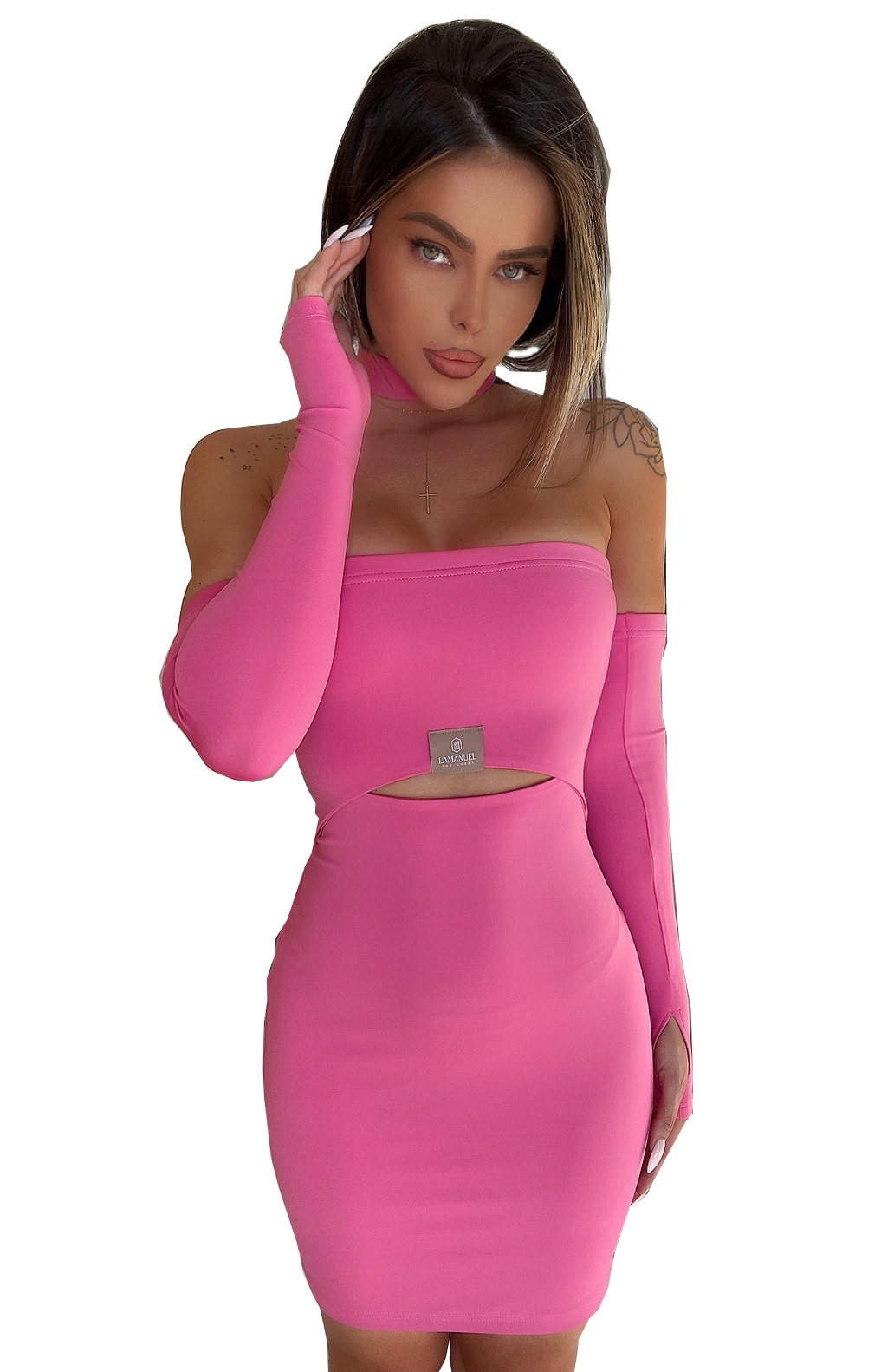 Šaty On Fire La Manuel Růžová M/L