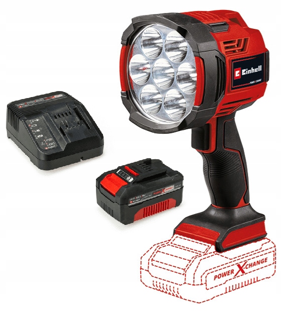 Einhell Lampa Einhell Te-cl 18/2500 Liac 4514145 Sada Akumulátor 4,0AH