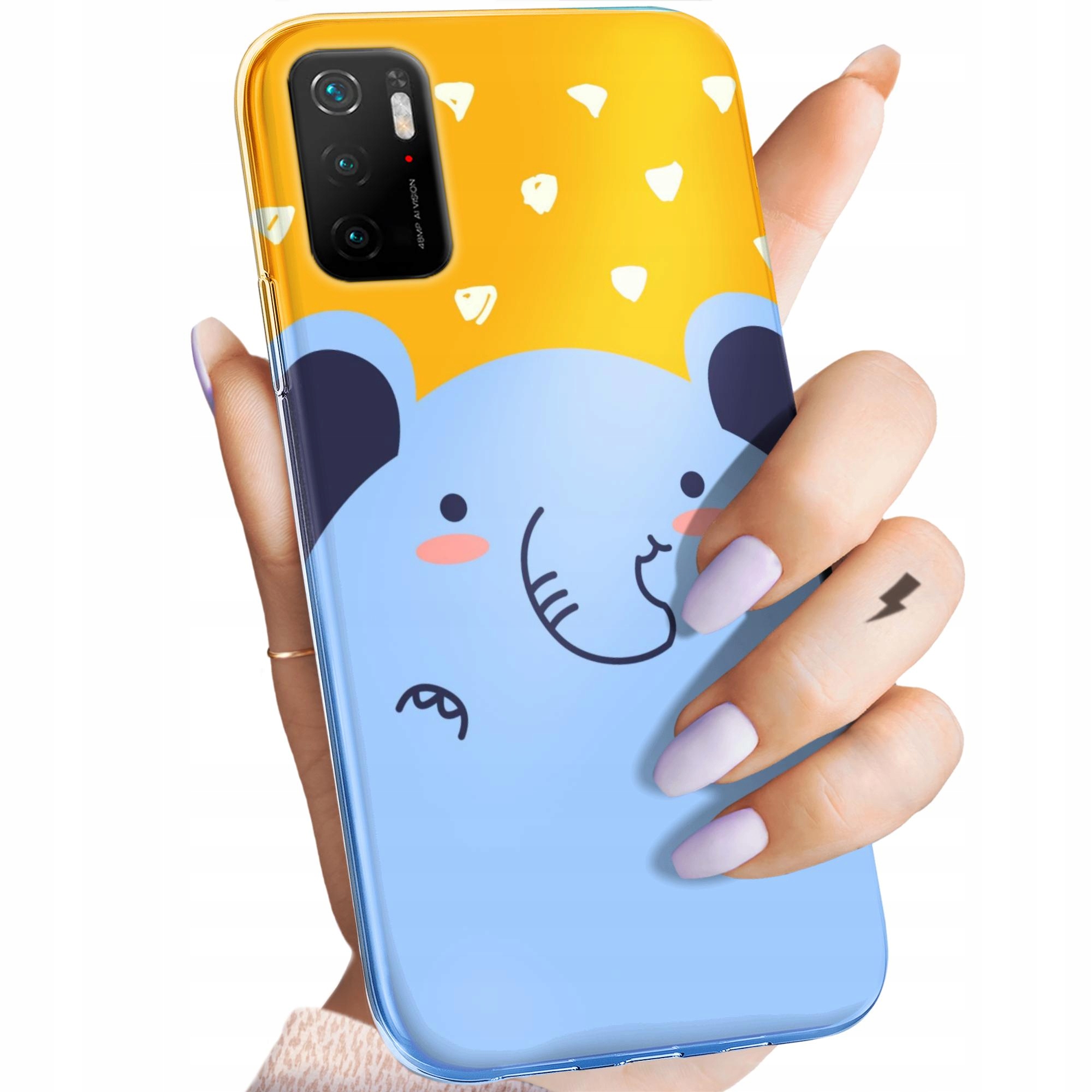 Etui Do Xiaomi Poco M3 Pro M3 Pro 5G Słoń Słonie Słoniki Obudowa