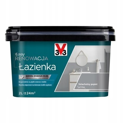 V33 easy Renowacja Łazienka 2l Szlachetny Popiel