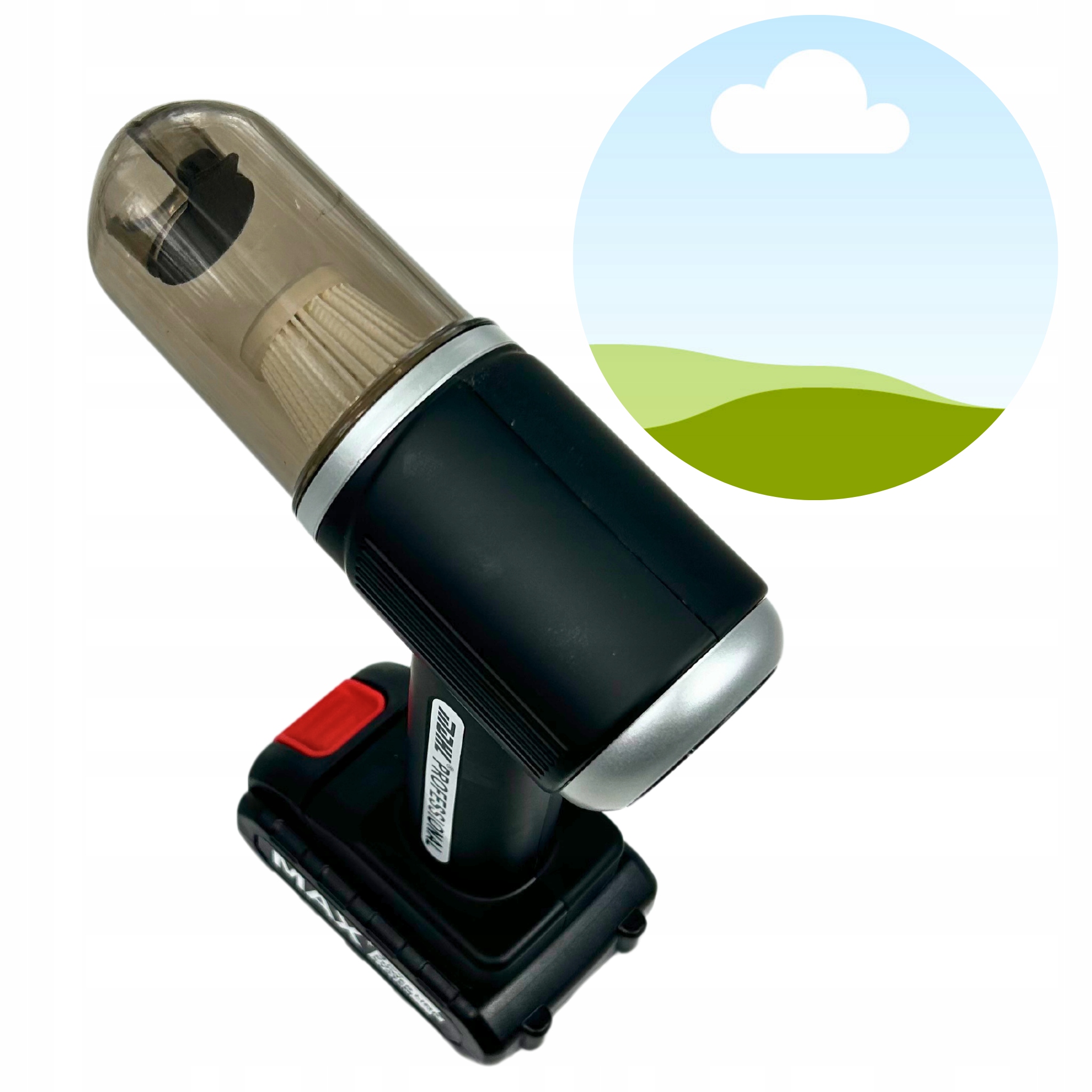 MINI BEZPRZEWODOWY ODKURZACZ ODŚNIEŻARKA DMUCHAWA RĘCZNY 2w1 USB AKU Kod producenta 5907269060804