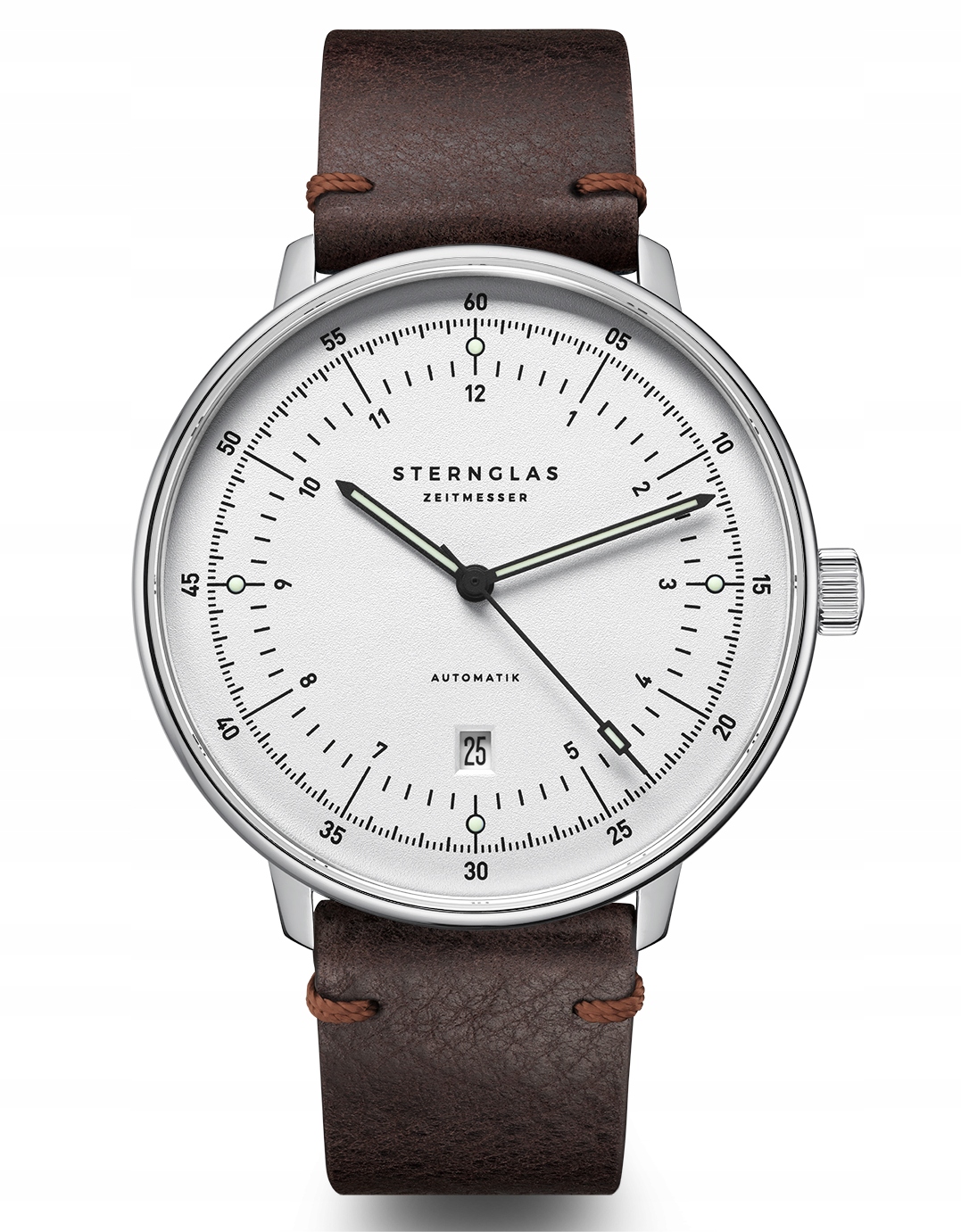 Nové Originální Pánské hodinky Sternglas Hamburg S02-HH47-VI11 Automatik