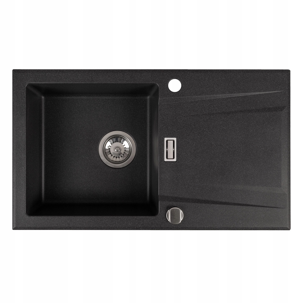 Granitový dřez Sigma 76x44 cm Dřez jednokomorový, metalická barva