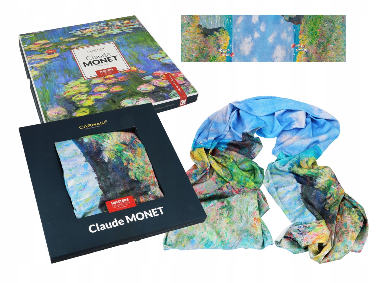 Dámská Šála Šátek Claude Monet Procházka Po Útesu Šátek Dárek
