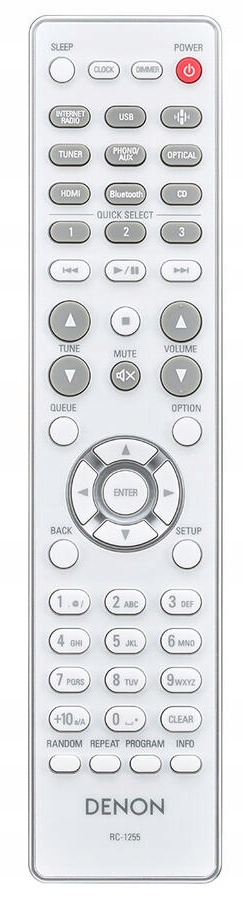 Denon Ceol N12 DAB (Biały) / Ceol N12DAB - Wieża Stereo Radio DAB FM