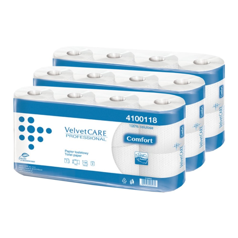 

Papier Toaletowy Velvet Care 2-warstwowy 24 Rolki