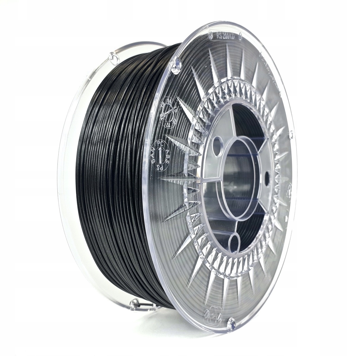 Filament Devil Design Pet-g Galaxy Black 1,75mm 1kg Czarny