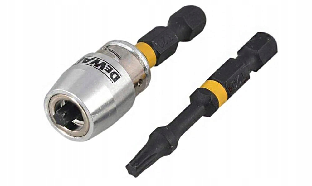 DeWALT Zestaw bitów TORX 2x T20 + uchwyt DT70537T Długość bitu 50mm