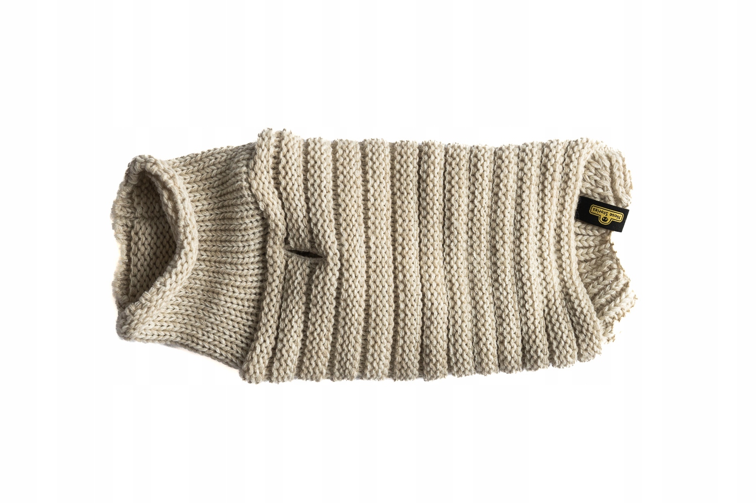 Levně Svetr pro psa Xs béžový zimní melír s teplým zateplením PositiveCare