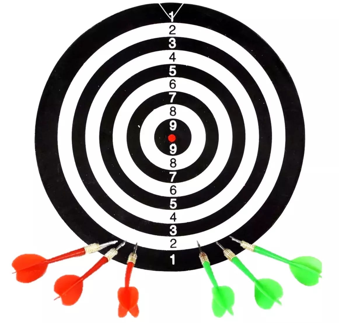 DART TARCZA GRA W RZUTKI ZRĘCZNOŚCIOWA DWUSTRONNA DREWNIANA 30 CM Marka inna