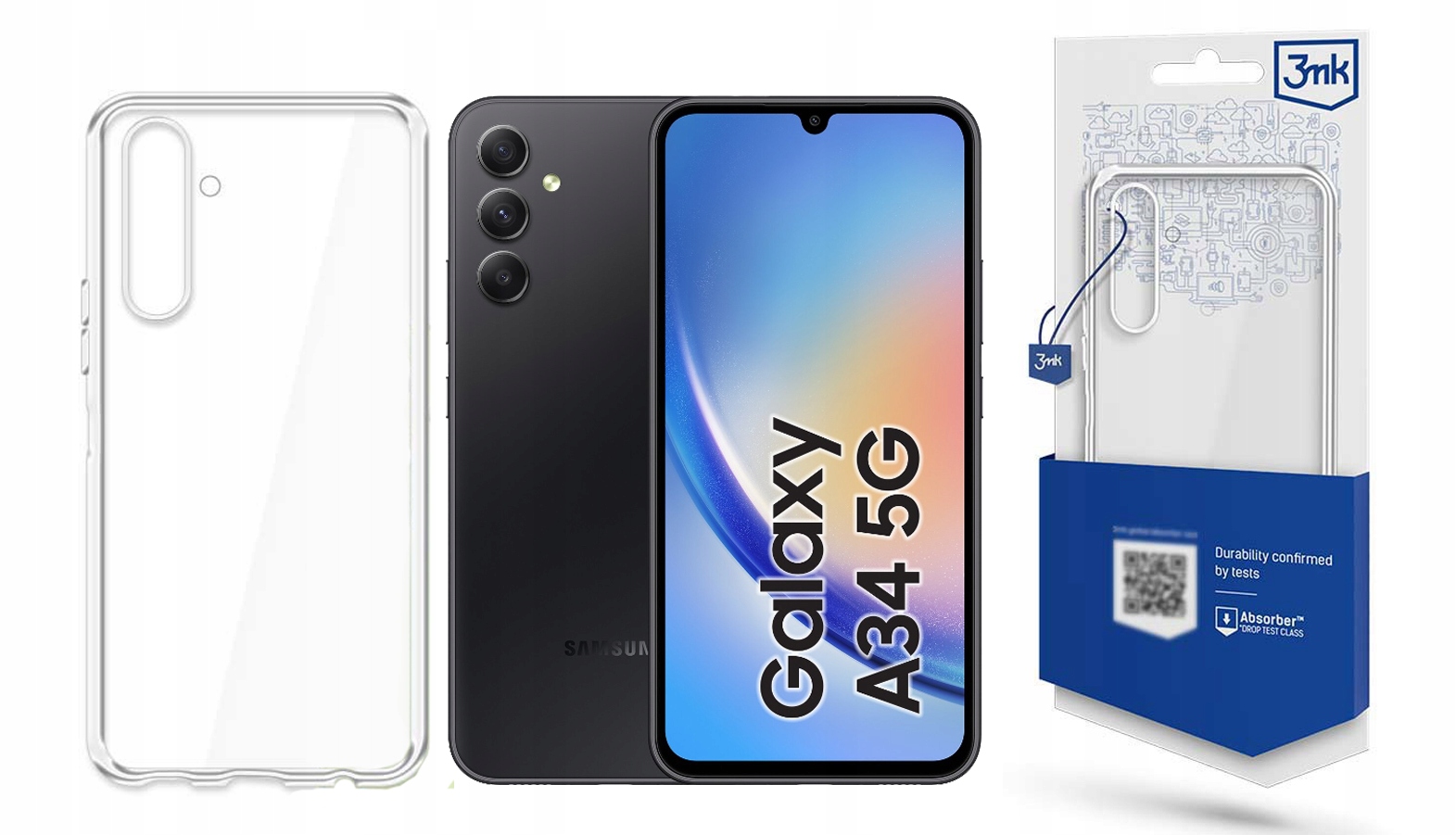 

3mk Clear Case Etui do Samsung Galaxy A34 5G