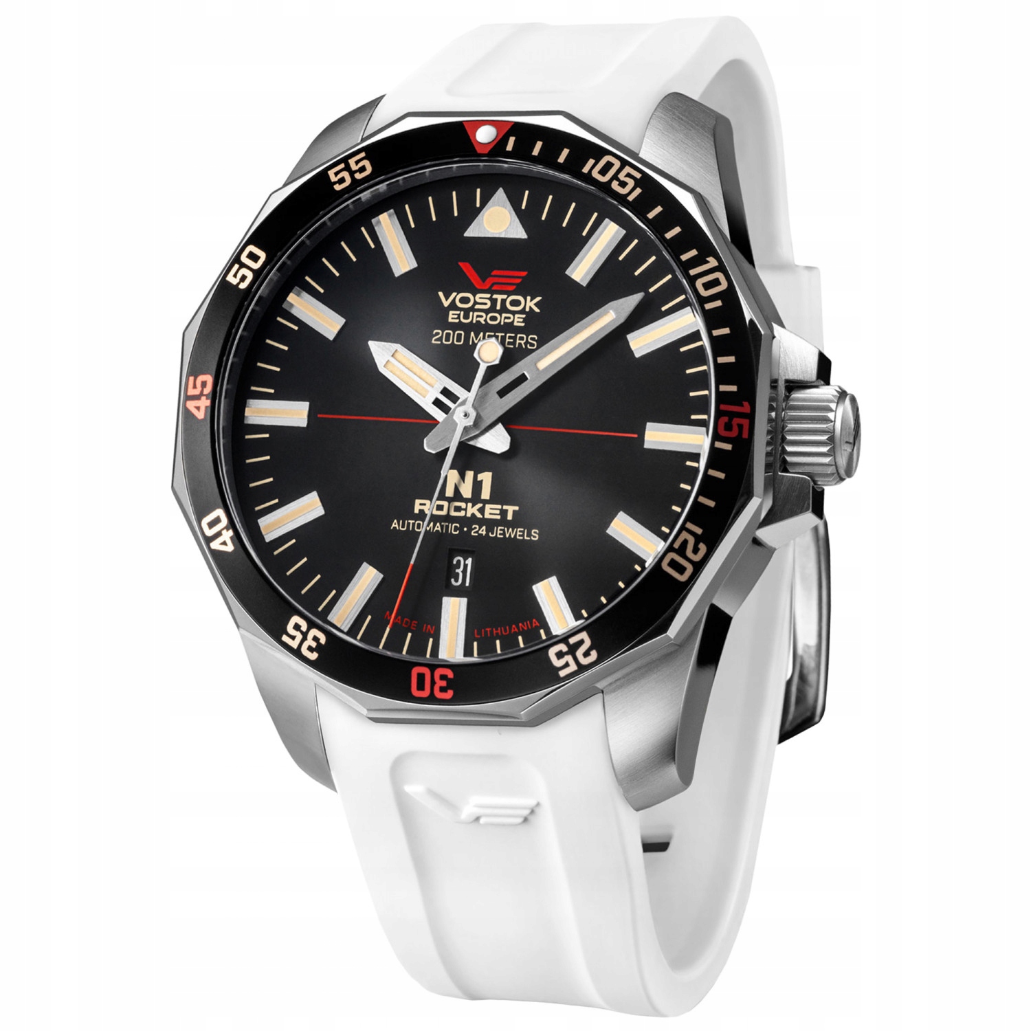 Pánské Hodinky Vostok Europe NH35A-225A709SW bílé