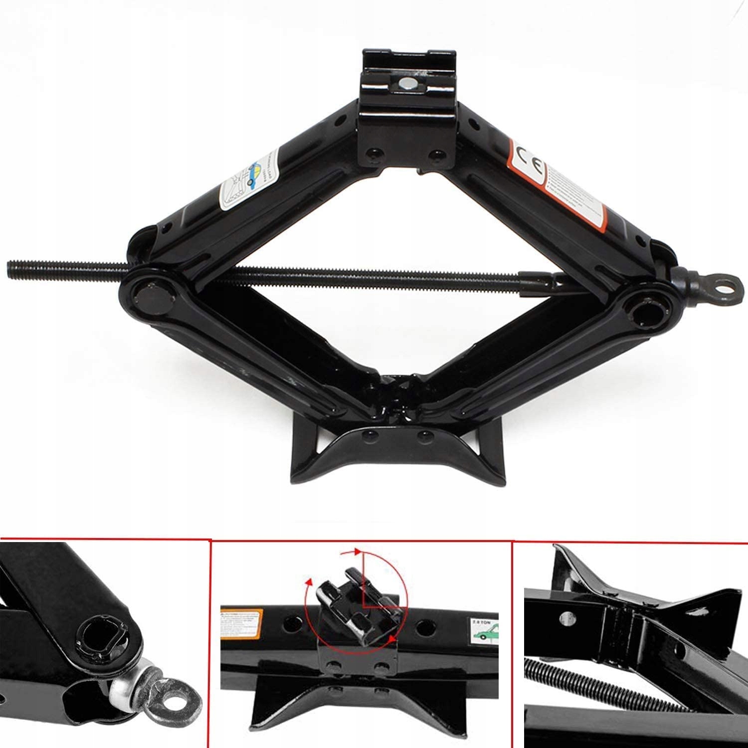 PODNOŚNIK SAMOCHODOWY LEWAREK TRAPEZOWY 2T +KLUCZ Marka Geko