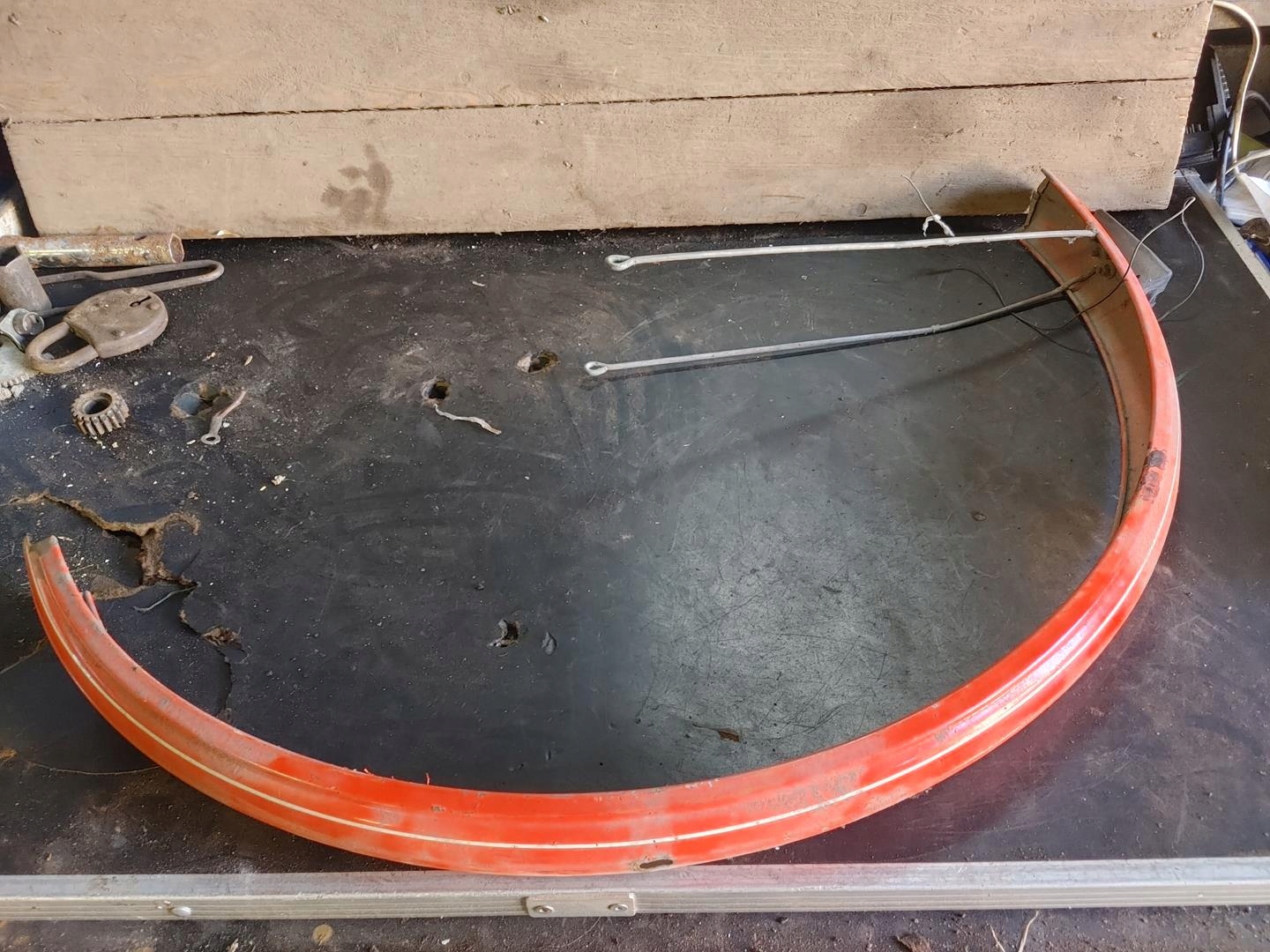 STARY ZABYTKOWY ROWER BŁOTNIK TYŁ DUŻY METAL PRL