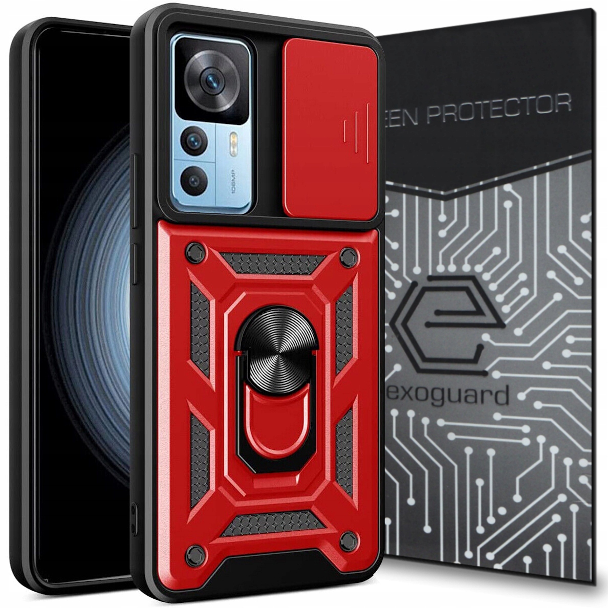 

Case Etui Pancerne Szkło do Xiaomi 12T 12T Pro