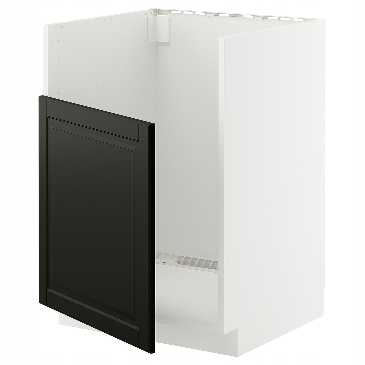 Szafka pod zlew 60x60 cm biała/czarna Metod Bodbyn