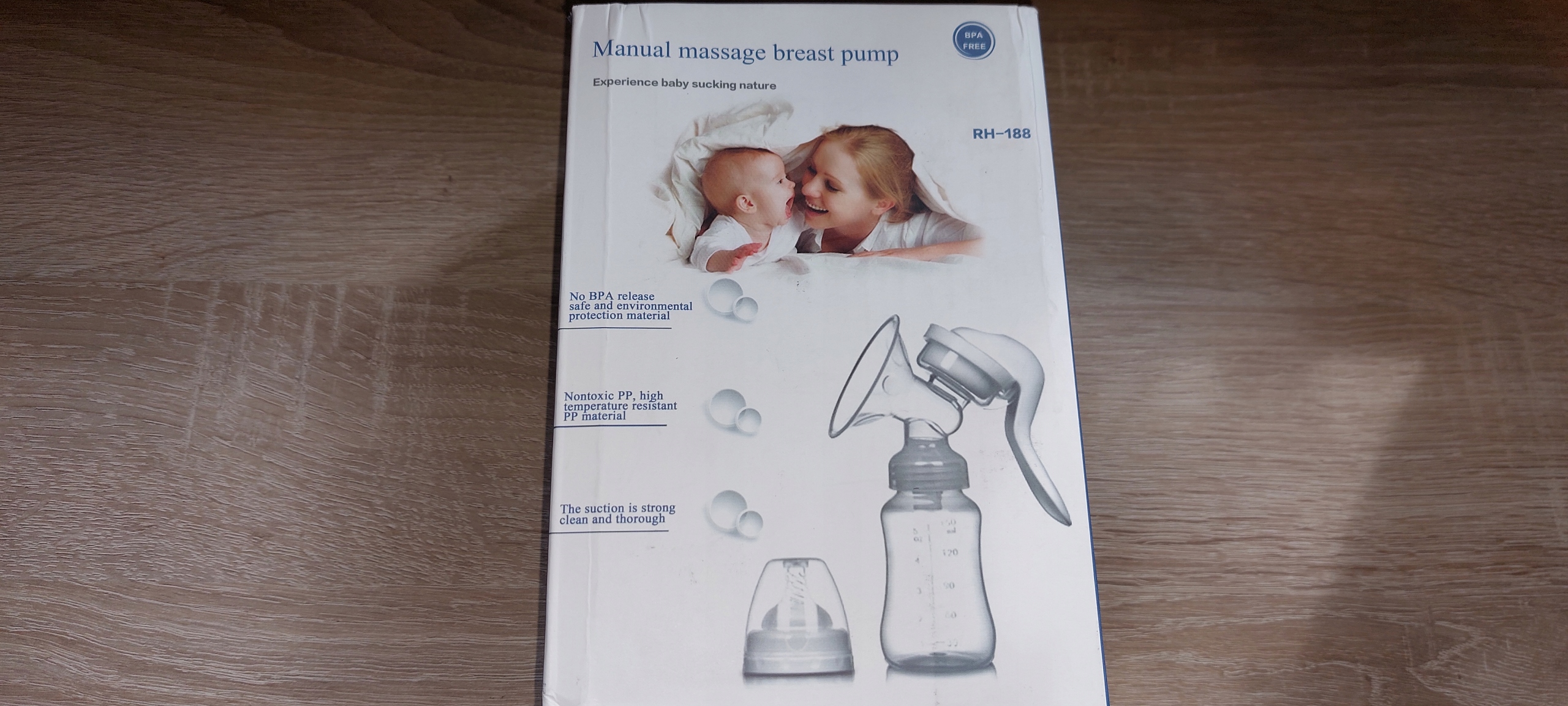 Laktator Ręczny RH-188 Kolor przezroczysty