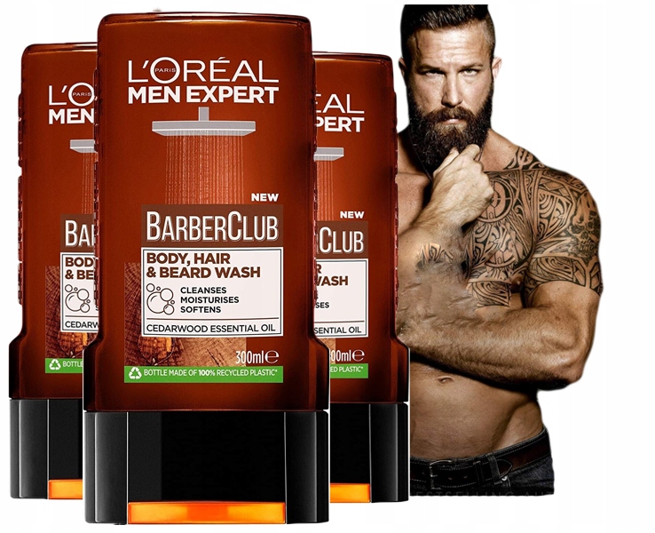 

Długo pachnące żele pod prysznic męskie Loreal 3sz