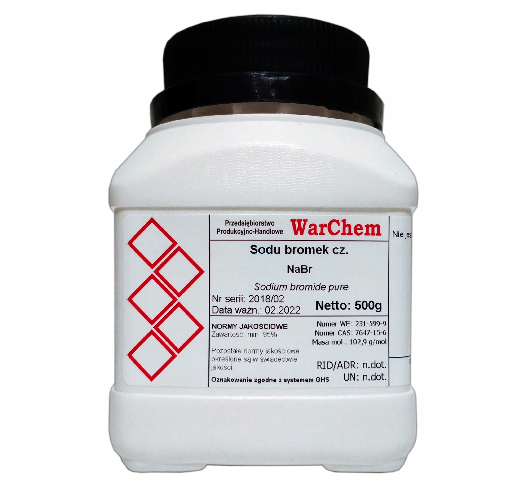 Bromek Sodu 500g Warchem [54356]