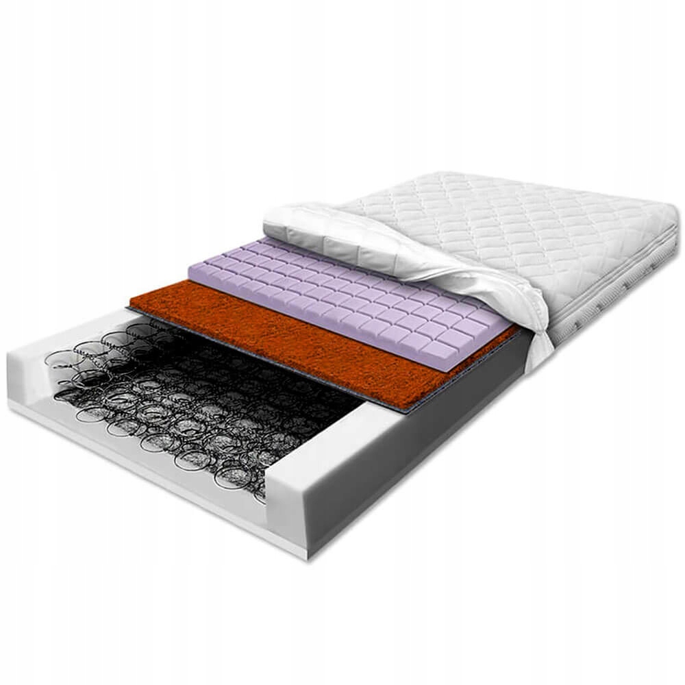 Pružinový matrac cube s ventiláciou 160x200 kokosový pre chrbticu H2