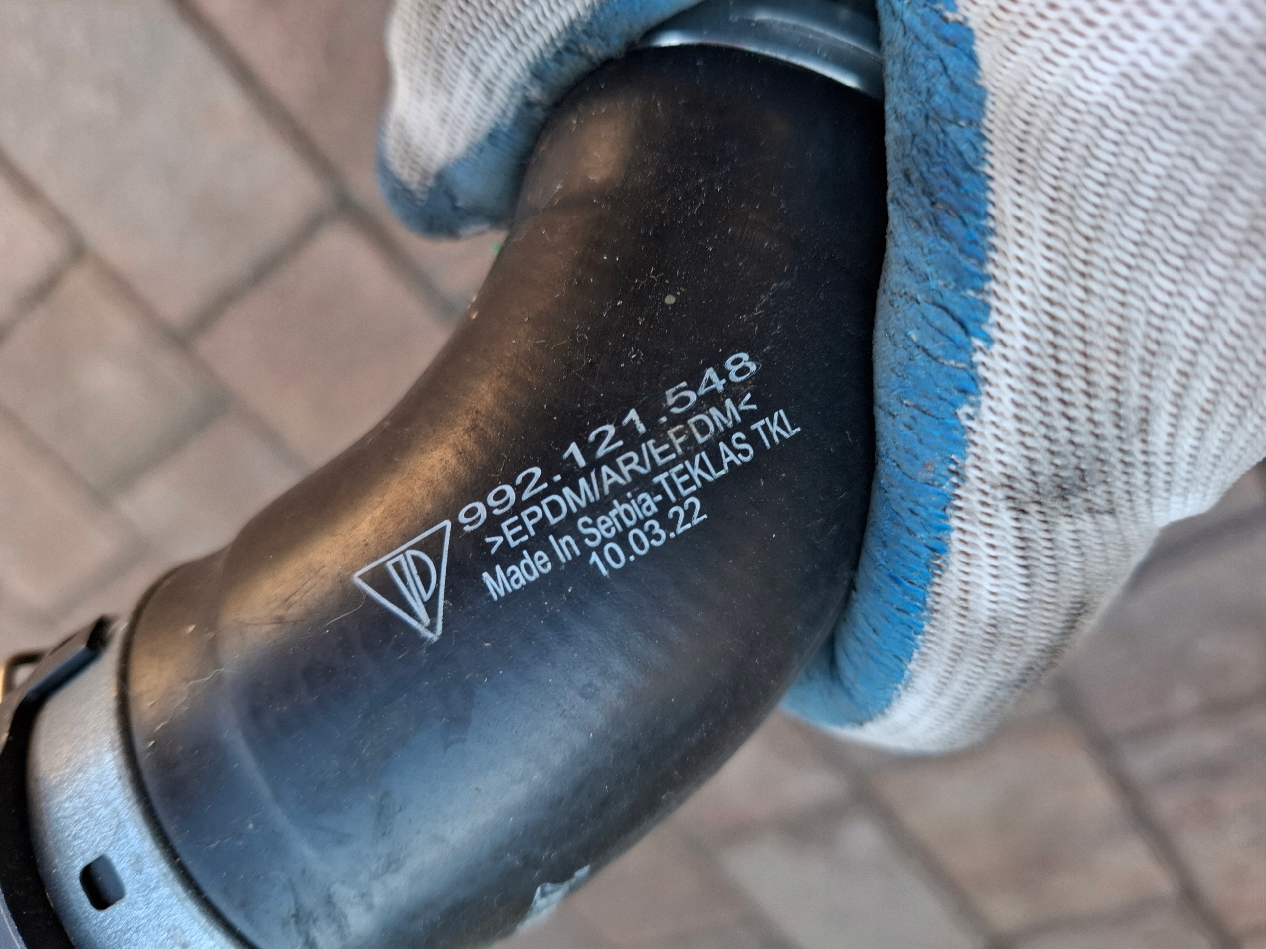 PORSCHE 911 992 prijenos cijevčica vode 992121034