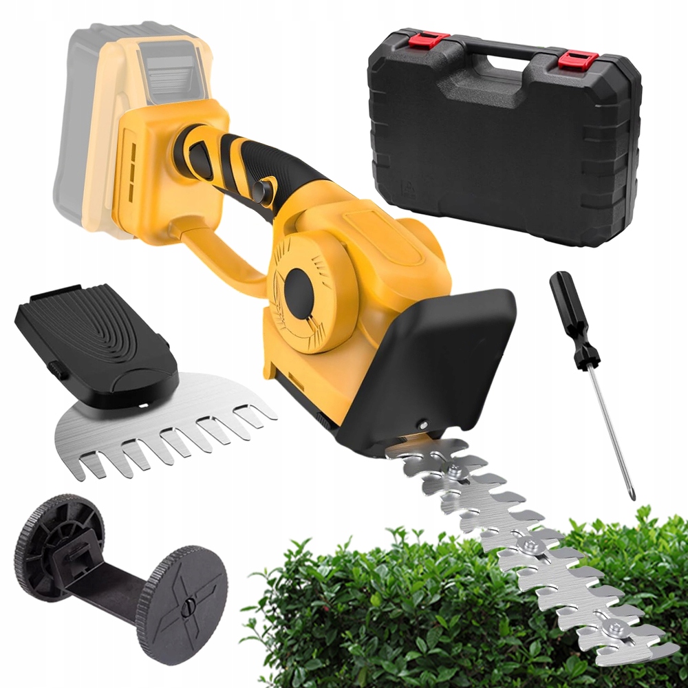 Nożyce Akumulatorowe Do Trawy I Krzewów 2 Wymienne Ostrza