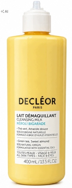 Decleor Neroli Bigarade Mleczko Do Demakijażu Twarzy Nawilżające 400 ML