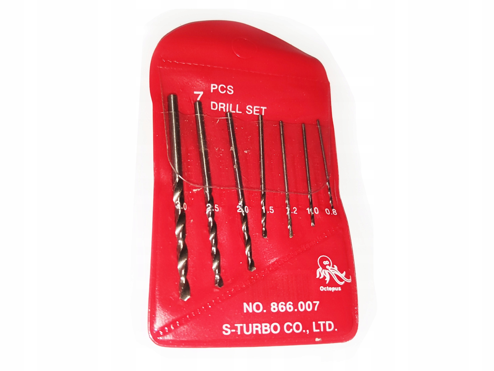 

Zestaw wierteł do metalu Pcb 0,8mm do 3mm 7szt