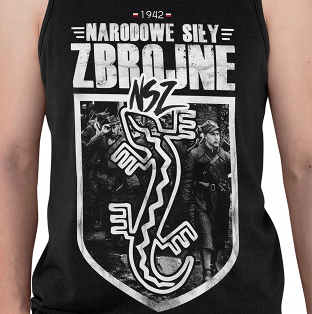 TANK TOP PATRIOTYCZNE NARODOWE SIŁY ZBROJNE Marka inna