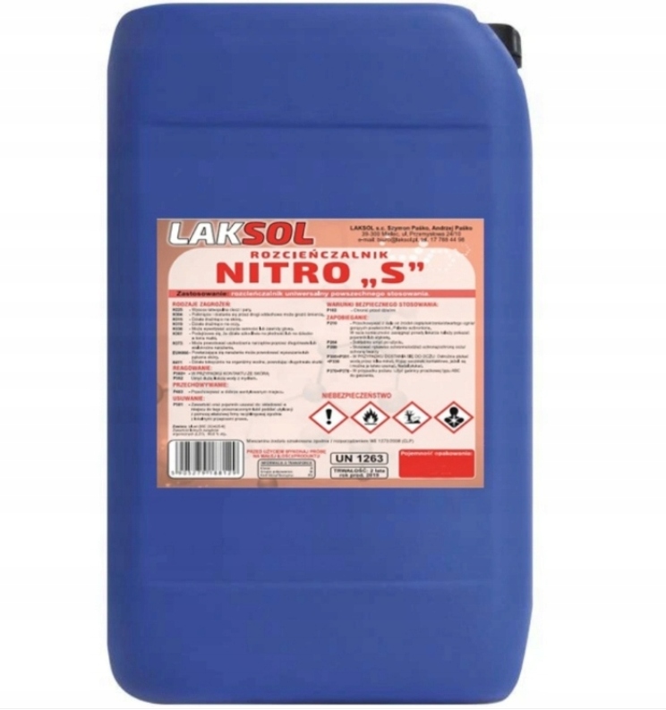 ROZPUSZCZALNIK ROZCIEŃCZALNIK NITRO P 20L [4x5]