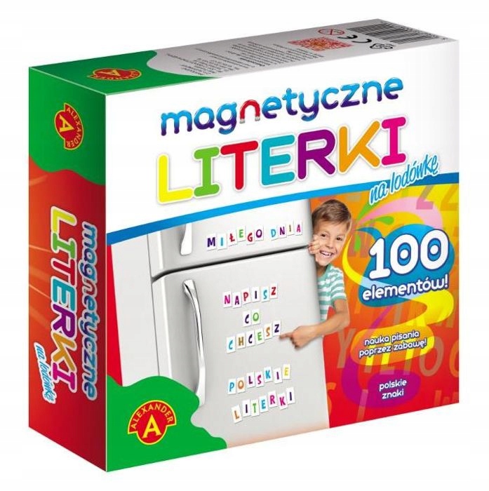 

Literki Magnetyczne Na Lodówkę 100 Szt. Alexander