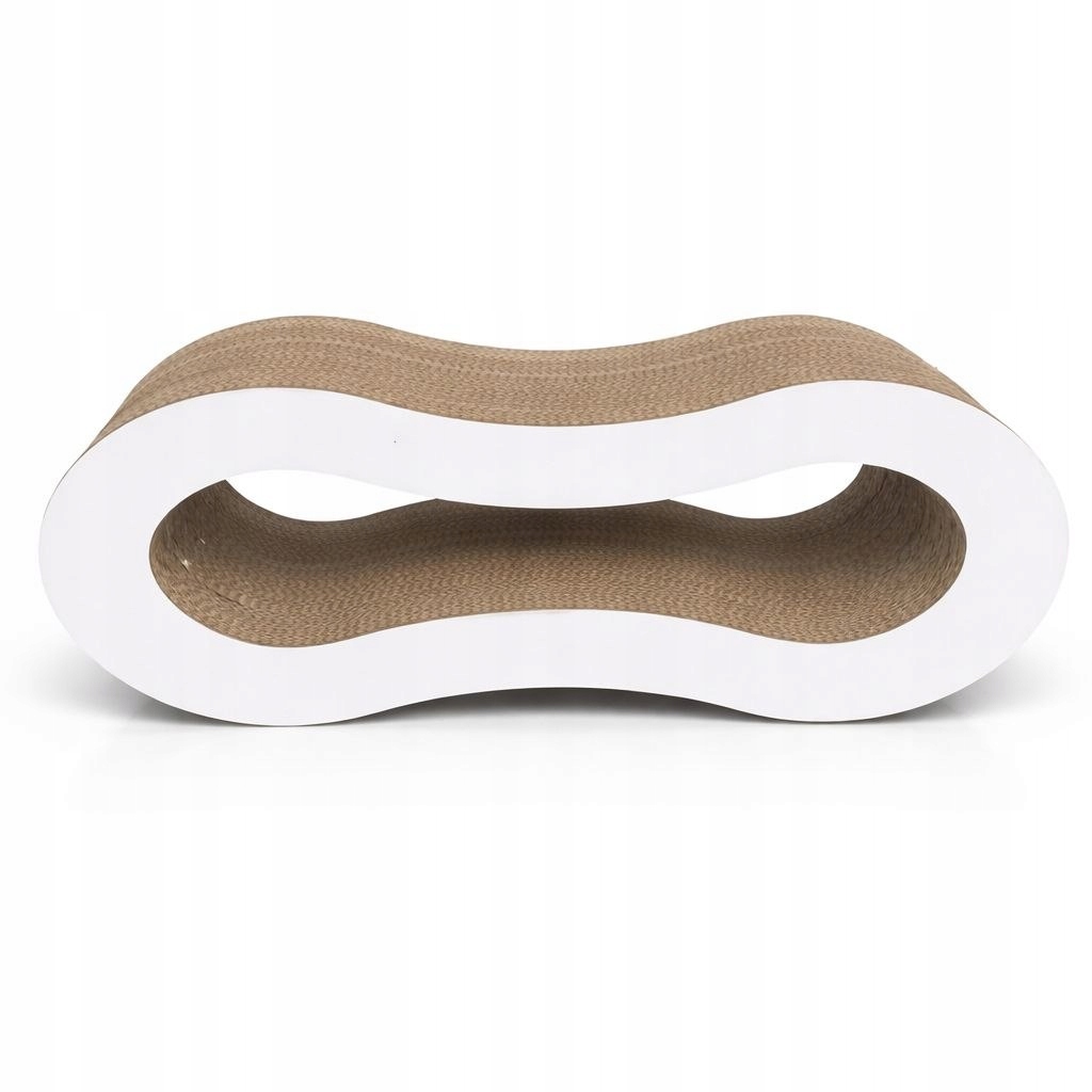 Levně Kartonové škrabadlo pro kočky Lehátko a hračka 2v1 Balance 70*25*31 cm