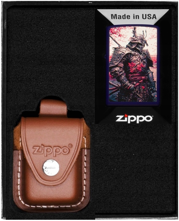 Sada Zippo Zapalovač Samurai Warior Design Dárkový No4