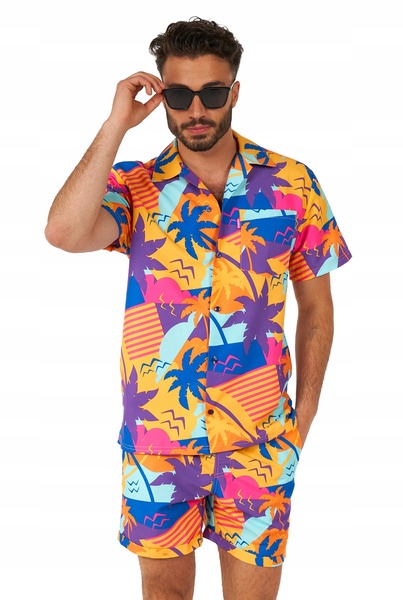Letní Sada Palm Power Opposuits Převlek Barevné Palmy XXL