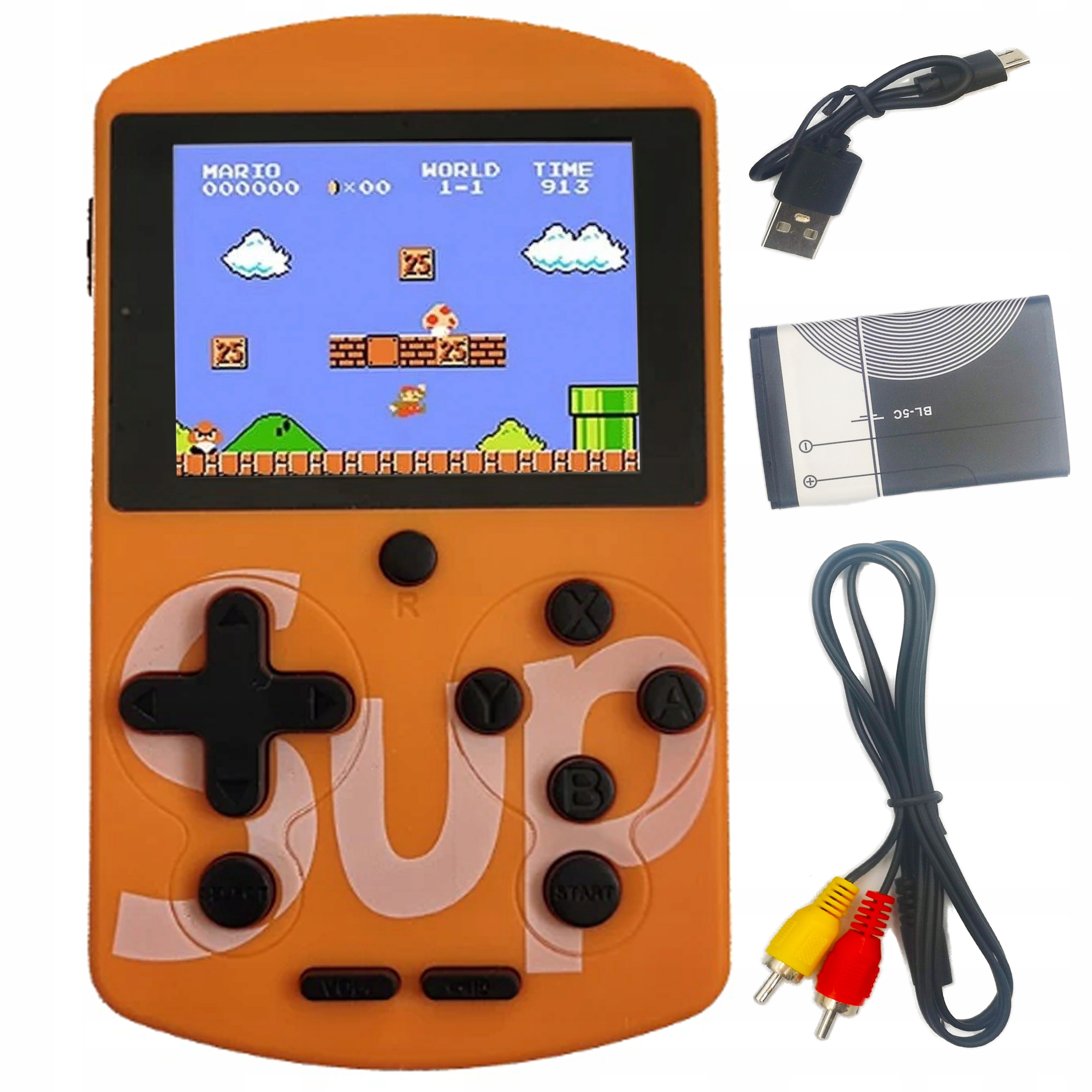 

Gra Elektroniczna Gameboy Retro Mario Angry Tetris