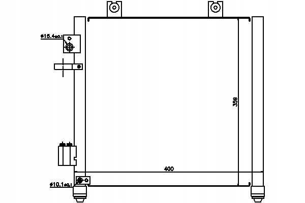 ниссенс 94739 конденсатор, радиатор кондиционера