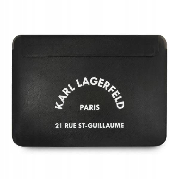 Obal na notebook Karl Lagerfeld Saffiano Rsg Sleeve 13" čierny