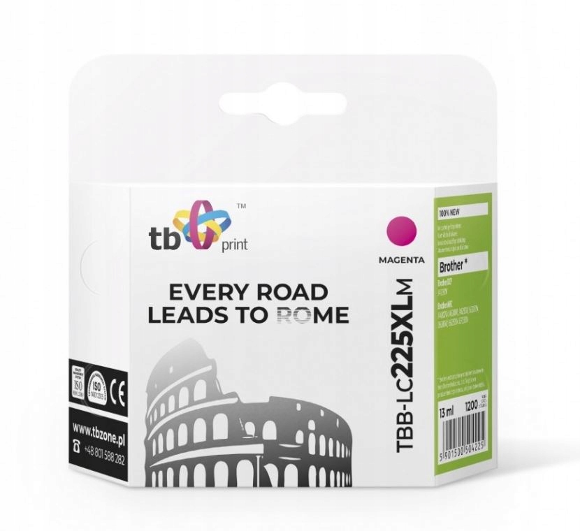 

Tb Print Tusz Brother LC225XL Magenta TBB-LC225XLM
