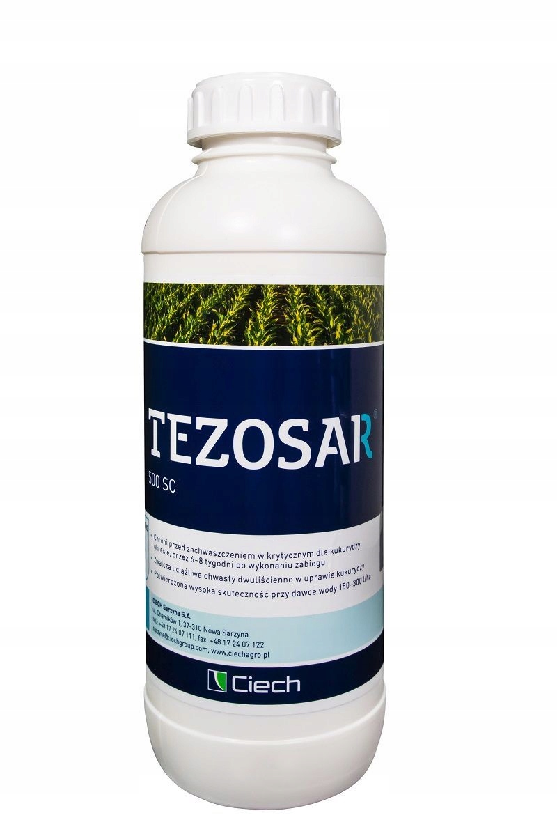

Tezosar 500SC 1L herbicyd na chwasty w kukurydzy