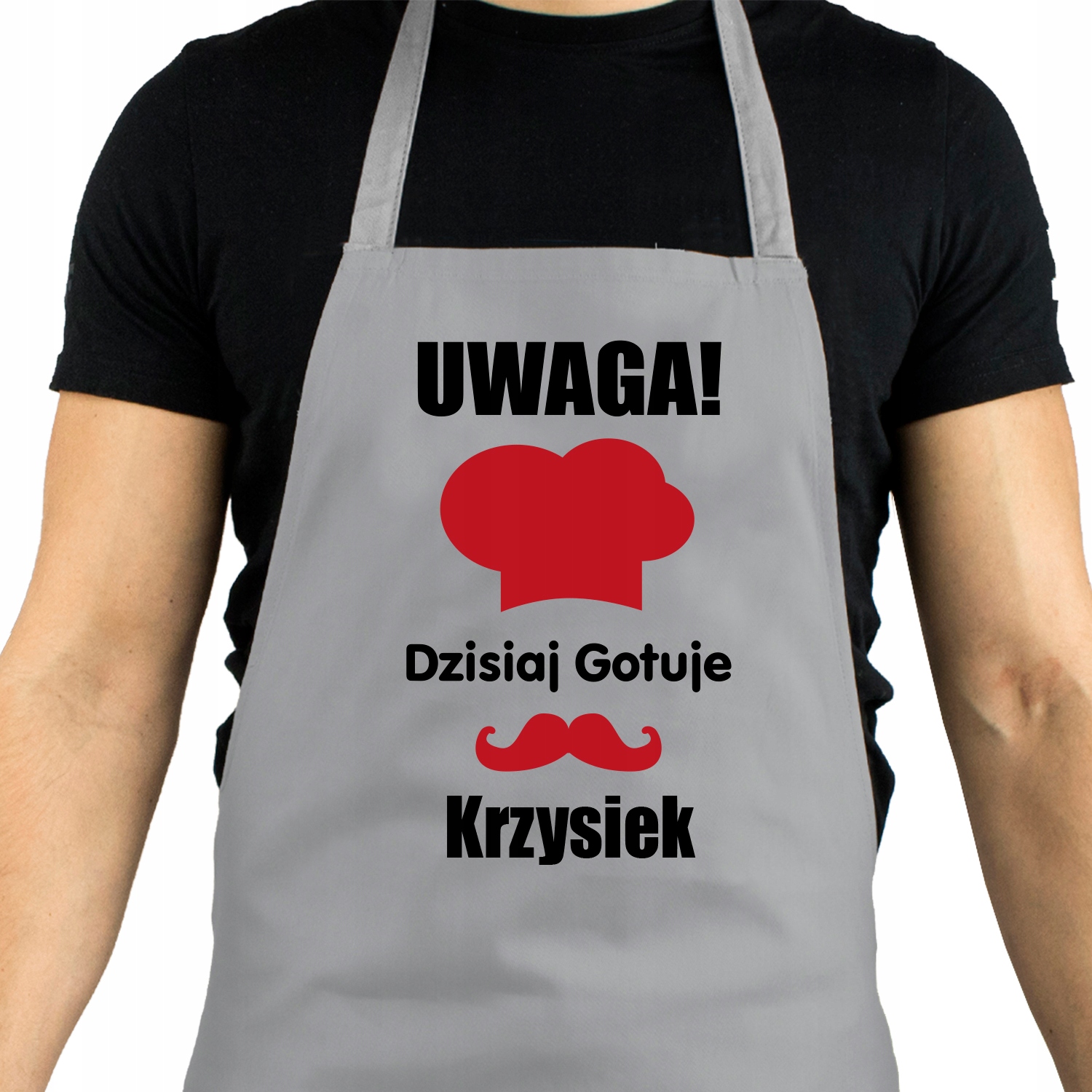 

Fartuch Kuchenny męski nadruk Fartuszek Bawełna