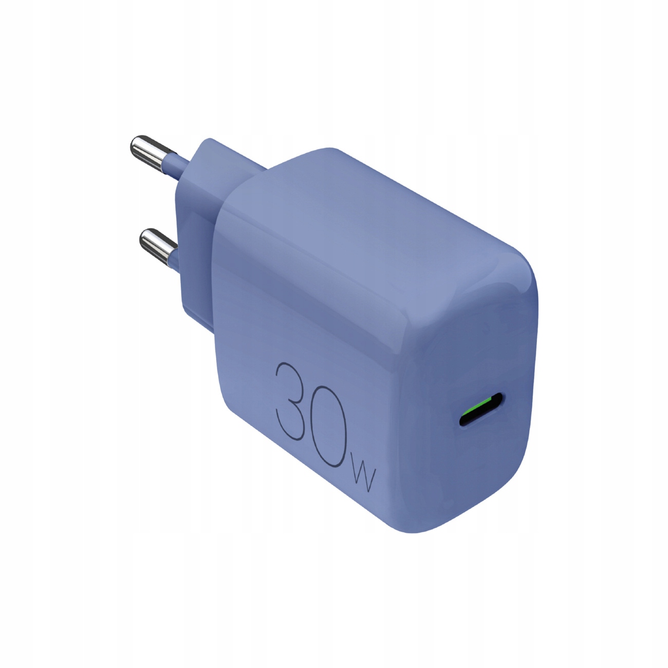 Síťová nabíječka Pro Lite Usb-c 30W modrá, kompaktní, vhodná pro telefony