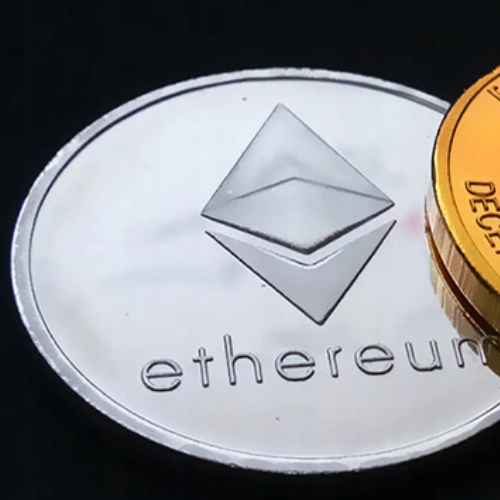 

Ethereum Eth Srebrna Moneta Kolekcjonerska +kapsel