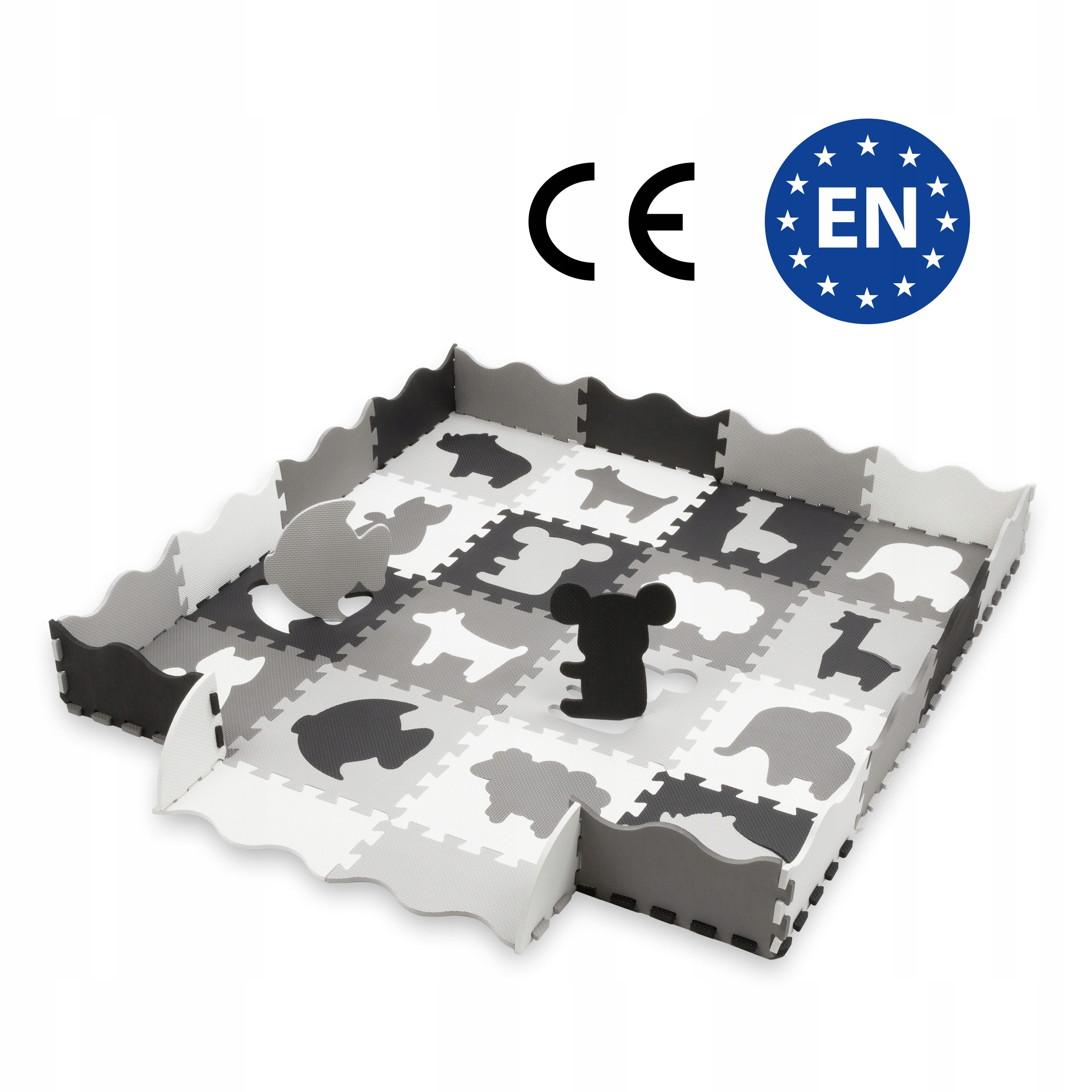 MATA PIANKOWA EDUKACYJNA PUZZLE PIANKOWE XXL KIDWELL HAPPY Rodzaj puzzle