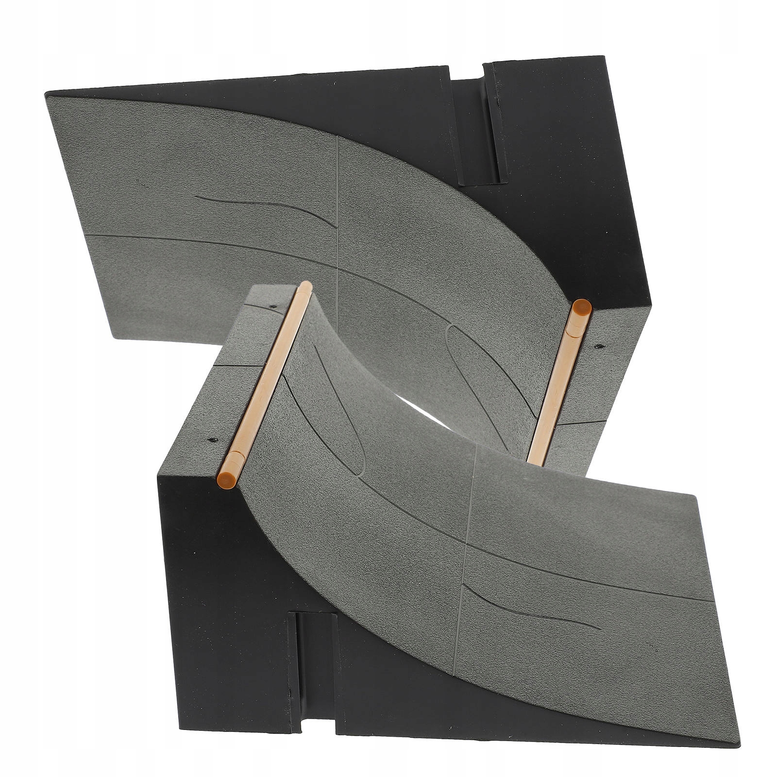 2 Szt. Plastikowe Rampy Skateparkowe Do Fingerboardów Treningowe