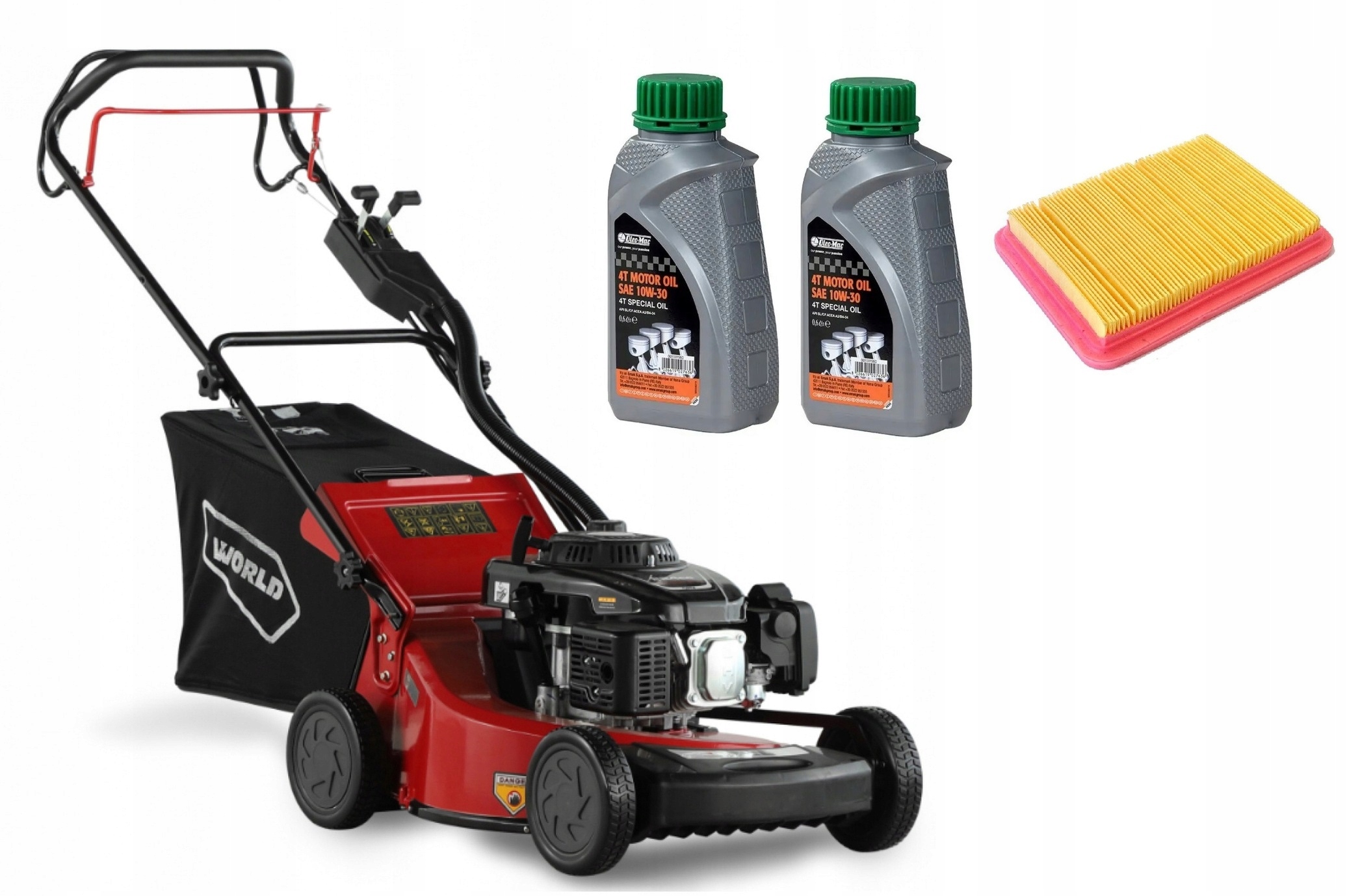 Kosiarka Spalinowa Pro Z Napędem Wał Kardana World Grw 530S 3W1+DODATKI