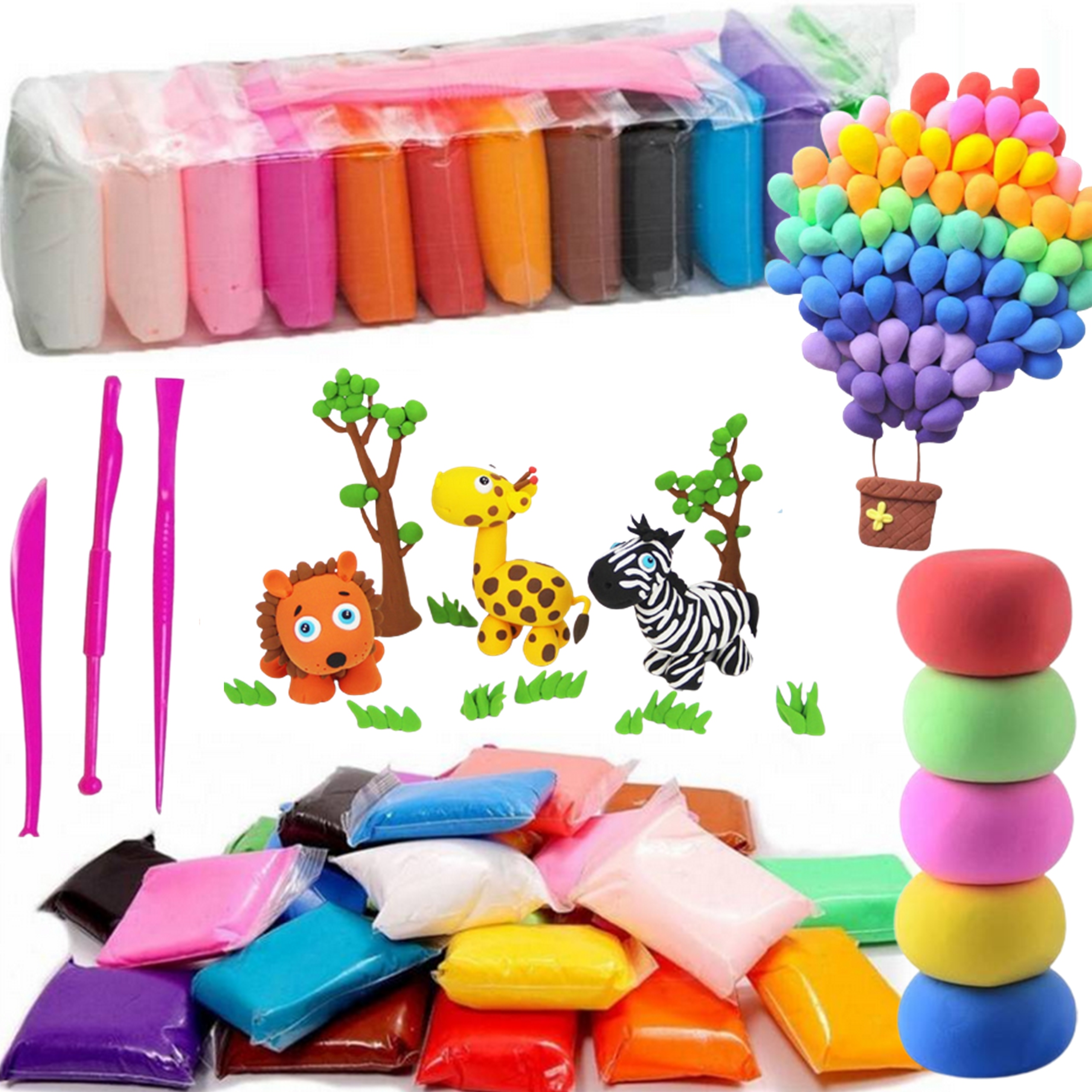 

Plastelina Senso Glina Piankolina Polimerowa 12szt